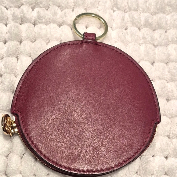 Vintage Tory Burch Burgundy Coin Purse - Picture 3 of 7